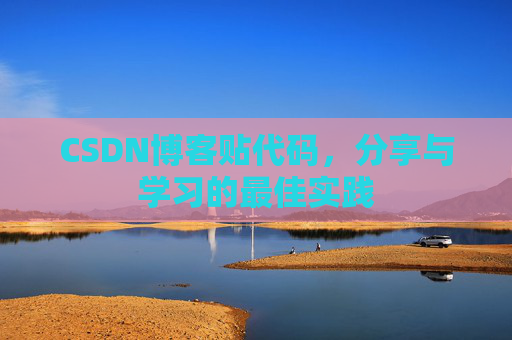 CSDN博客贴代码，分享与学习的最佳实践